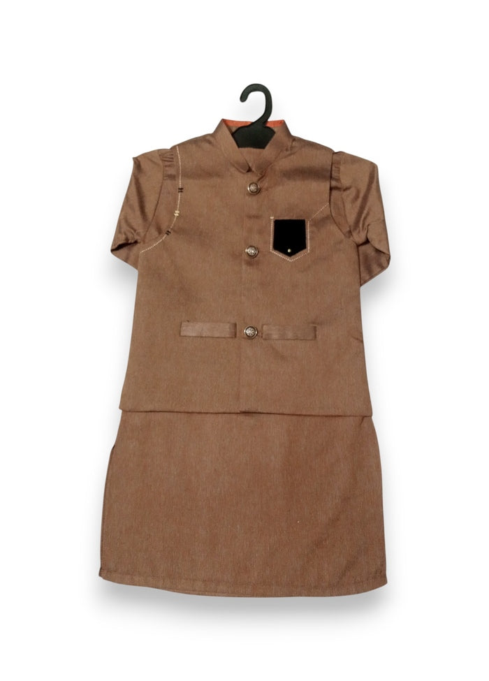 Boys Kameez Shalwar With Same Waist Coat