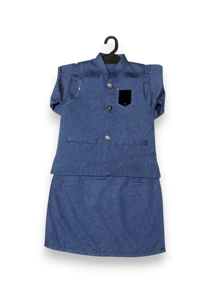 Boys Kameez Shalwar With Same Waist Coat
