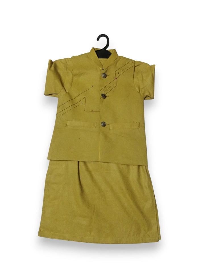 Boys Kameez Shalwar With Same Waist Coat EmBroidery