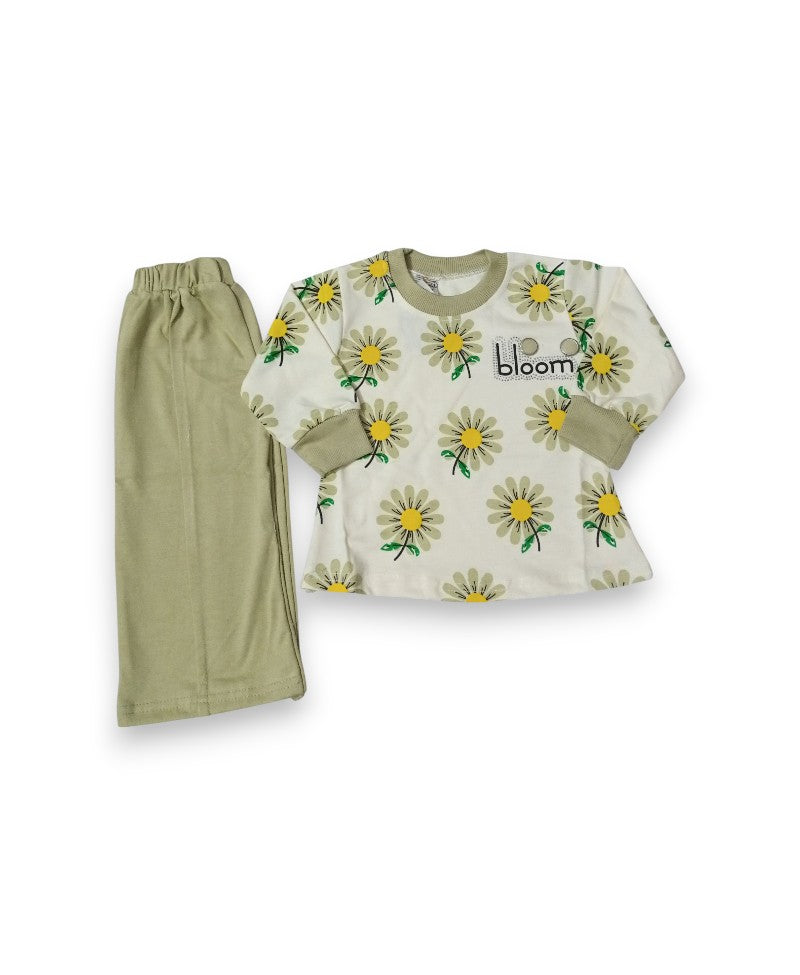 Girls Suit (1-4 Years) Floral