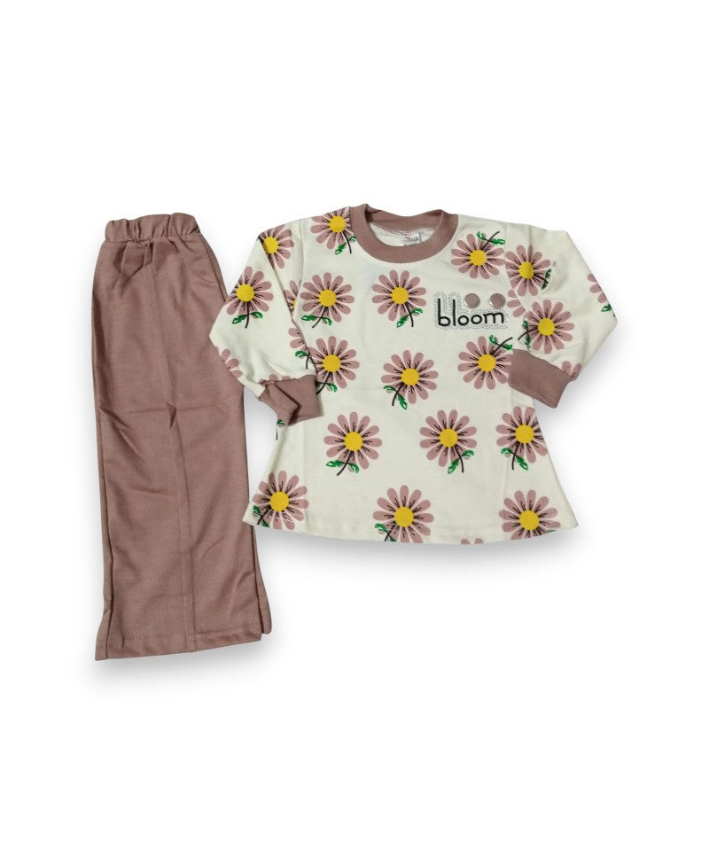Girls Suit (1-4 Years) Floral