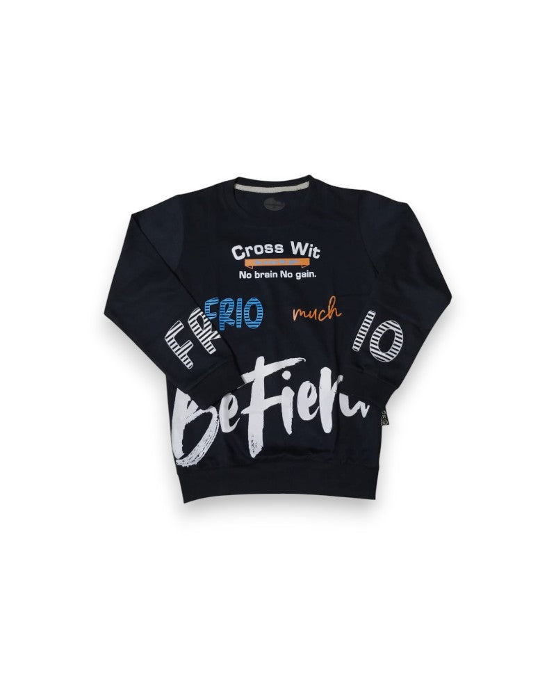 Boys Full Sleeves T Shirt  Terry Fabric