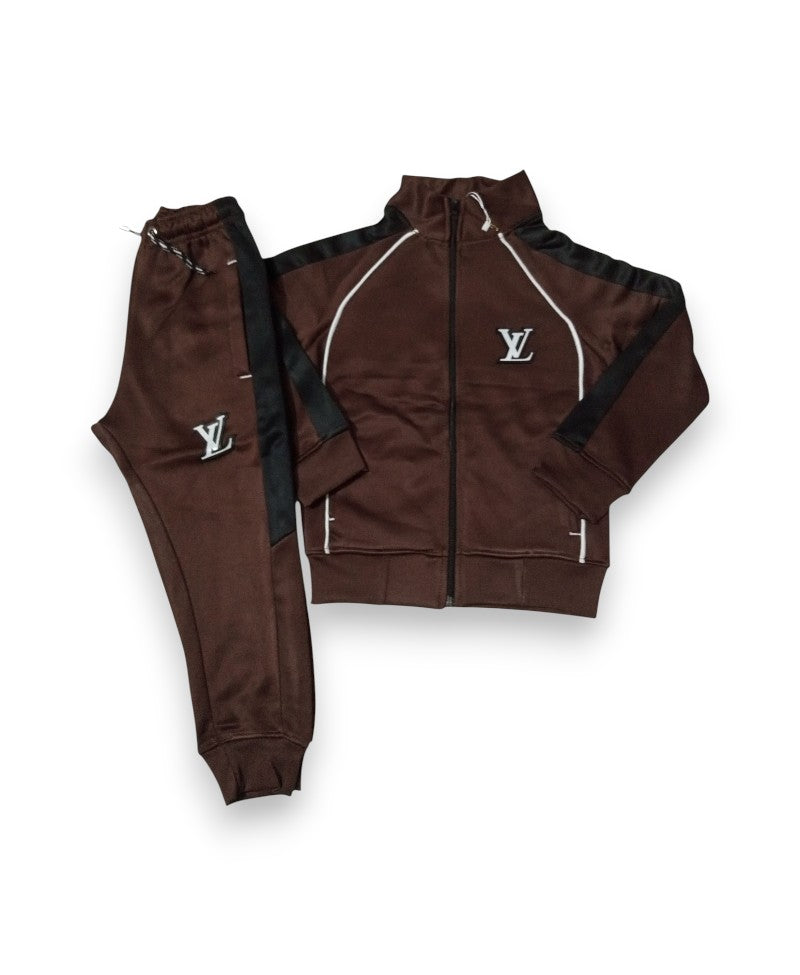 Boys Track Suit Front Open
