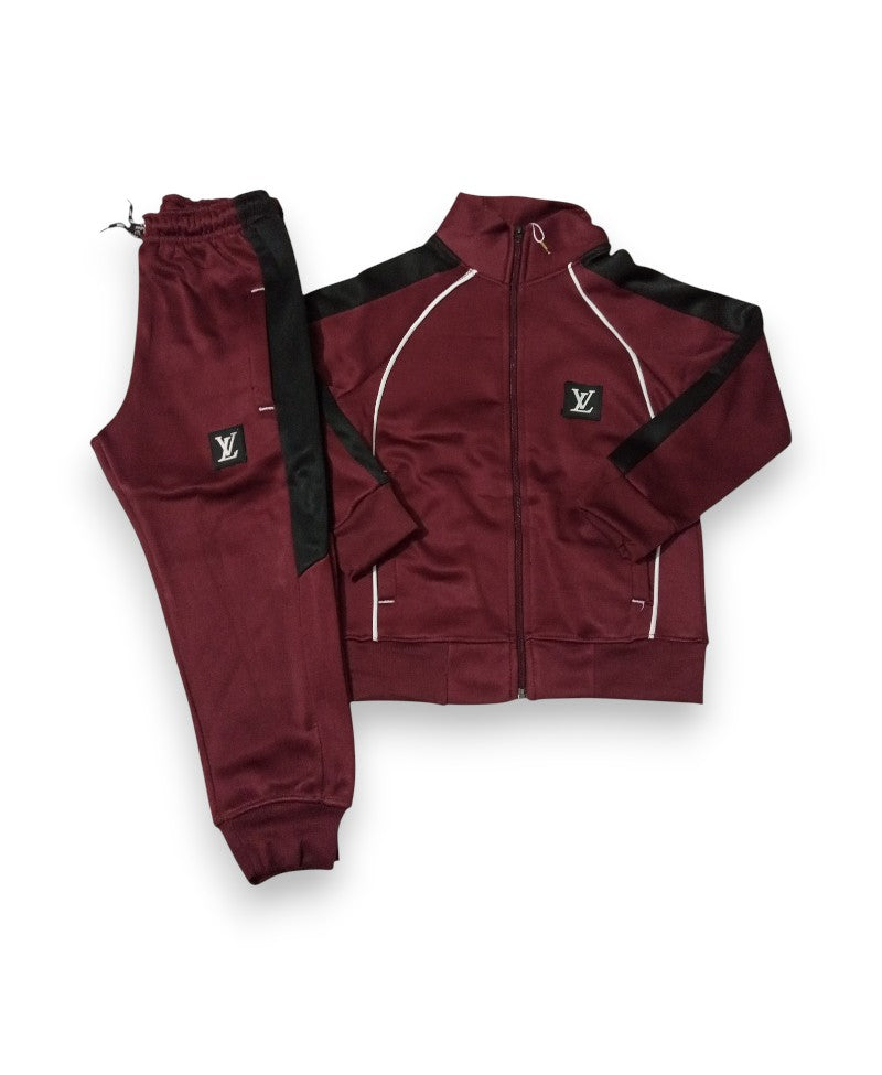 Boys Track Suit Front Open
