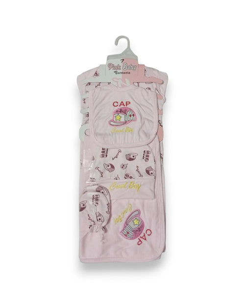 AJ Outfits 6 Pcs Newborn Starter Set – All Season Malai Fabric