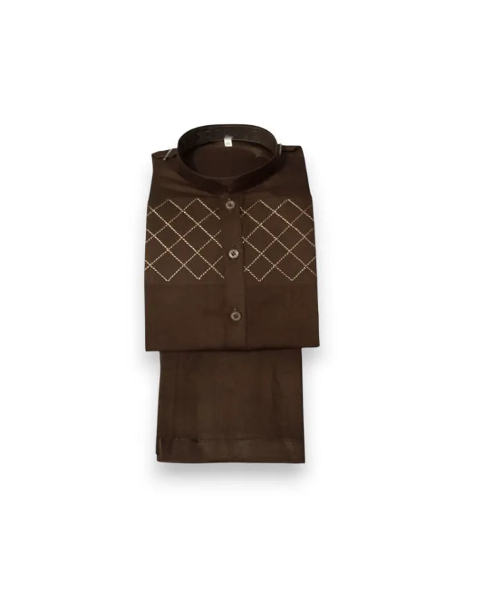 Kameez With Trouser With Cuff Sleeves Bunch