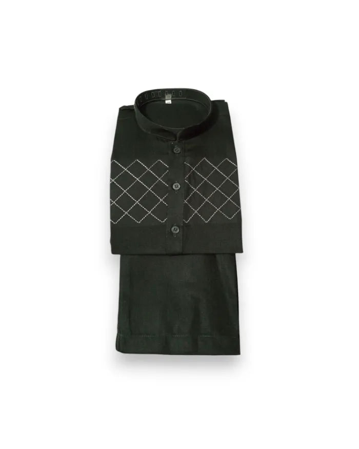 Kameez With Trouser With Cuff Sleeves Bunch